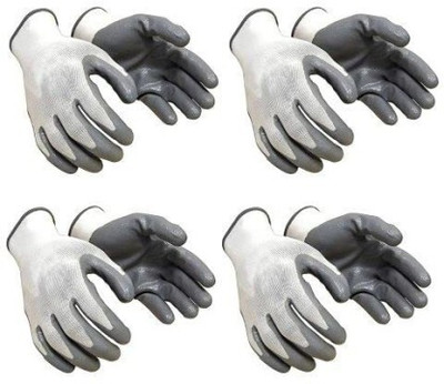 PulGos PVC_1_PAIR_G Nylon  Safety Gloves(Pack of 2)