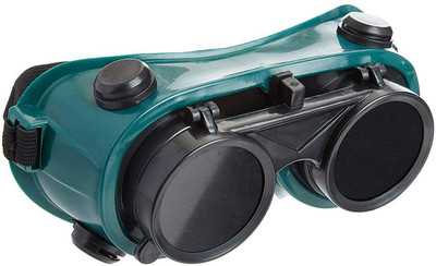 Lyzton 1 Pcs Flip-up Filter Poly-Carbonated Lens Heavy Duty Welding  Safety Goggle(Free-size)