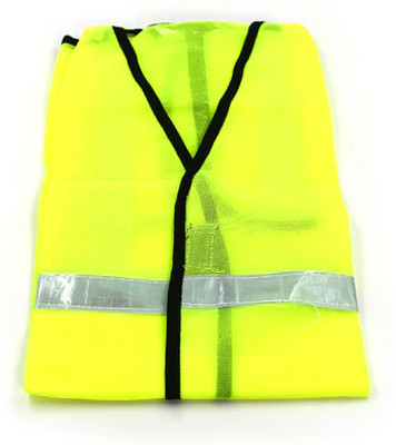 Imegaz Netted reflective Safety Jacket open free size high visibility Pack of 1 Safety Jacket(1)