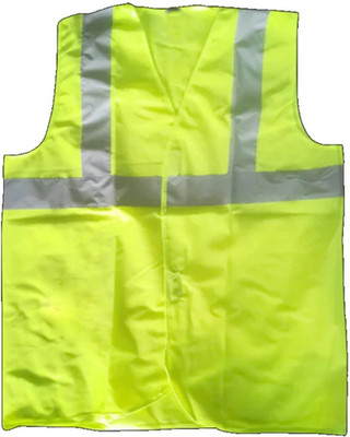 Gree9 Store Safety Vest Unisex Construction Site (Green, Pack of 2) Safety Jacket(Green)