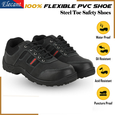 Elecant Steel Toe Resin Safety Shoe(Black, S1, Size 7)