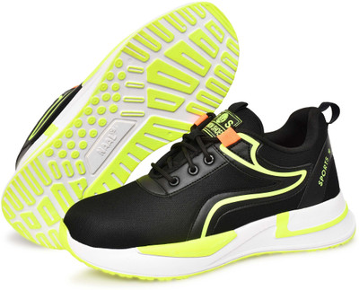 AMBRICK Steel Toe Mesh Safety Shoe(Green, Grey, S1P, Size 8)