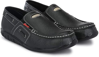 Kavacha Steel Toe Genuine Leather Safety Shoe(Black, SB, Size 11)