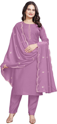 HOUSE OF COMMON Embroidered Kurta, Trouser/Pant & Dupatta Set