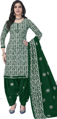 amozo Printed Kurta, Patiala & Dupatta Set