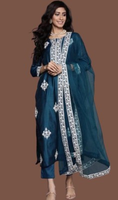 FULPARI Women Kurta Pant Dupatta Set