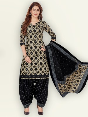 Jevi Prints Printed Kurta, Patiala & Dupatta Set