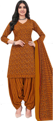 amozo Printed Kurta, Patiala & Dupatta Set