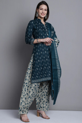 Rajnandini Printed Kurta, Patiala & Dupatta Set