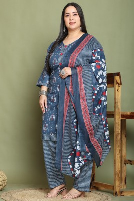 Aaradhya Fashion Printed Kurta, Patiala & Dupatta Set