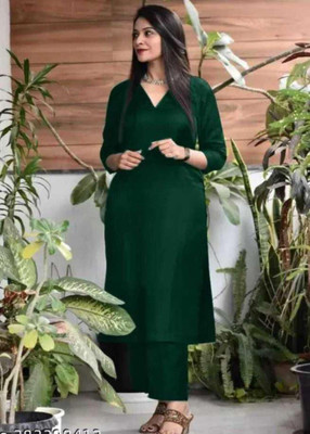 RHUAN ENTRPRISES Floral Print Kurta, Palazzo & Dupatta Set