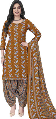 amozo Printed Kurta, Patiala & Dupatta Set