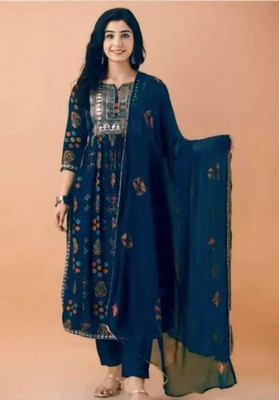 GAMLA COL FASHION Women Kurti Pant Dupatta Set