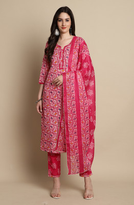 Rajnandini Printed Kurta, Trouser/Pant & Dupatta Set