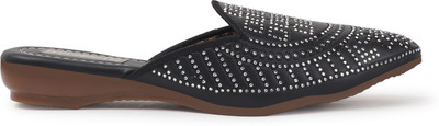 FLYING&SAM Women Bellies(Black , 7)