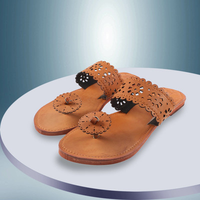 Sanjucolection Women Flats(Brown , 6)