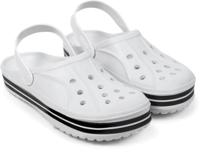 LR Comfort Choice Stylish Comfortable Lightweight Regular Wear For Clogs Men Clogs(White , 7)