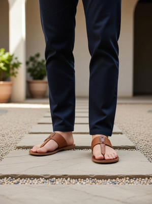 Walkline Men Tan Casual