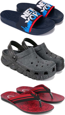 DRACKFOOT Men Clogs(Red , 7)