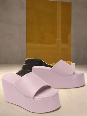 KILLER Women Wedges(Purple , 7)