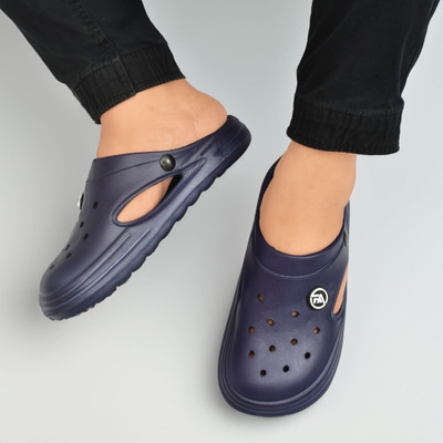 URBOBOX Men Slides(Navy , 8)