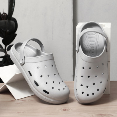 TR Men Clogs(Grey , 8)
