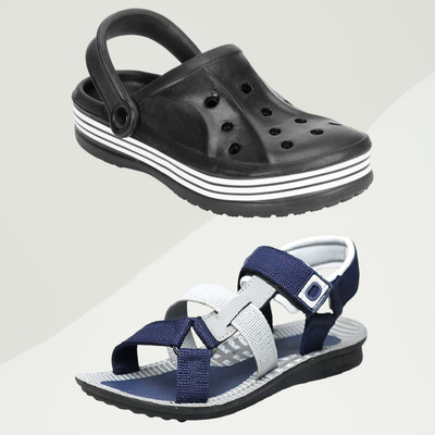 Orvax Men Clogs(Black , 9)