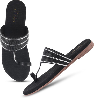 Padchin Women Flats(Black , 8)