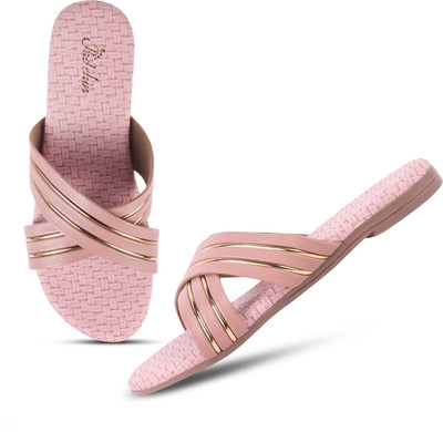 Padchin Women Flats(Brown , 8)