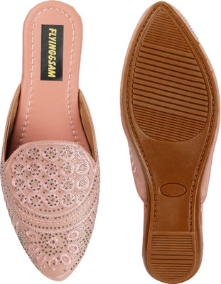 FLYING&SAM Women Bellies(Pink , 5)
