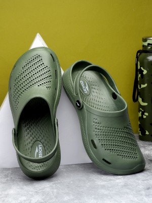 asian Men Clogs(Olive , 9)