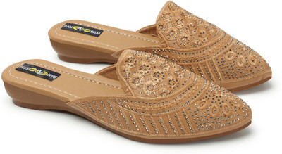 Bambam Women Flats(Beige , 4)