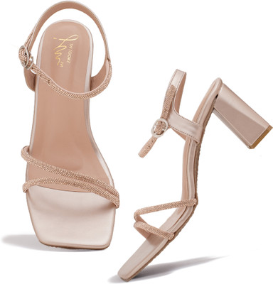 jm looks Women Heels(Pink , 6)