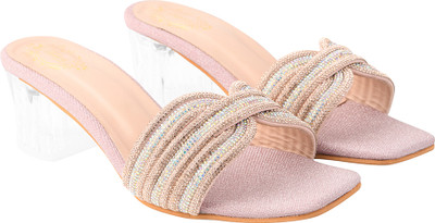 Stylestry Women Heels(Pink , 5)