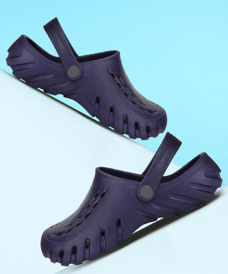 BERSACHE Men Clogs(Blue , 7)