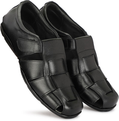 PROVOGUE Men Sandals(Black , 11)
