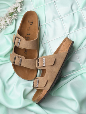 EL PASO Women Flats(Camel , 8)