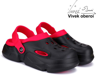 BERSACHE Men Wedges(Black , 9)