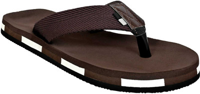 metaflex Men Slippers(Brown , 6)