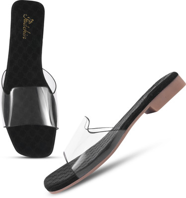 Padchin Women Flats(Black , 4)