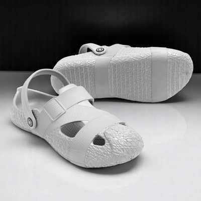 Jut Fire Men Sandals(Grey, White , 8)