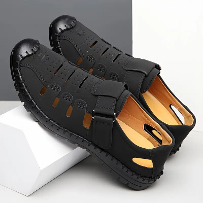 ZENQLO Men Flats(Black , 6)