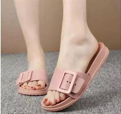 OMRPM Women Slides(Pink , 4)