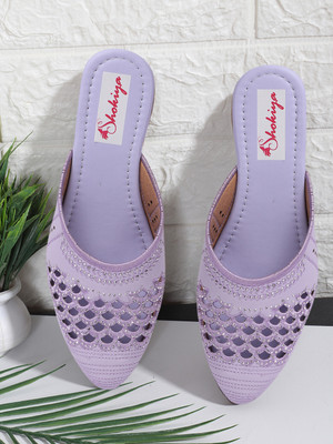 SHOKIYA Women Flats(Purple , 5)