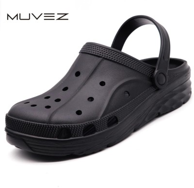 Muvez Men Clogs(Black , 6)