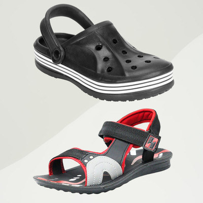 Orvax Men Clogs(Black , 10)