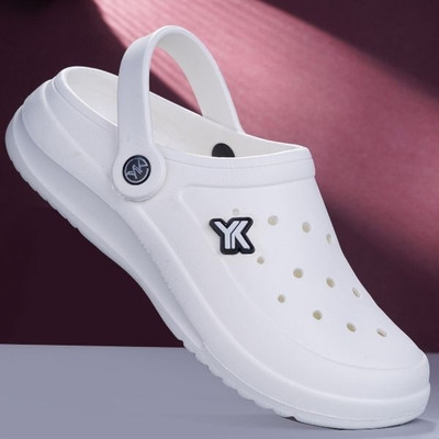 Yokai Men Clogs(White , 8)