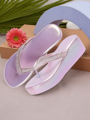 AVSSIS Women Wedges(Pink , 7)