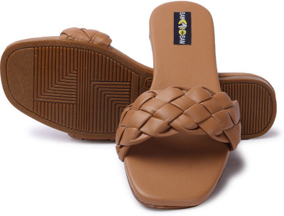 Bambam Women Flats(Brown , 6)