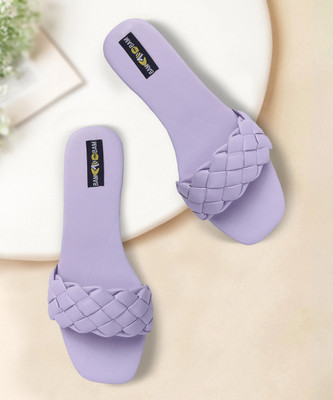 Bambam Women Flats(Purple , 8)
